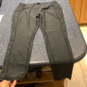 Dark grey, ankle length, squat proof workout leggings. Danskin brand, size M.